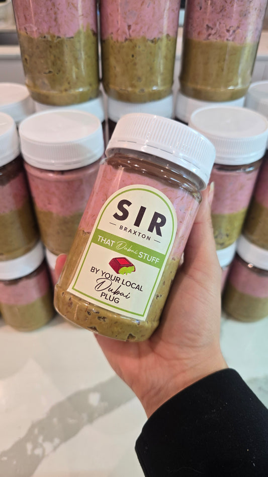 Strawberry Pistachio Dubai Jar