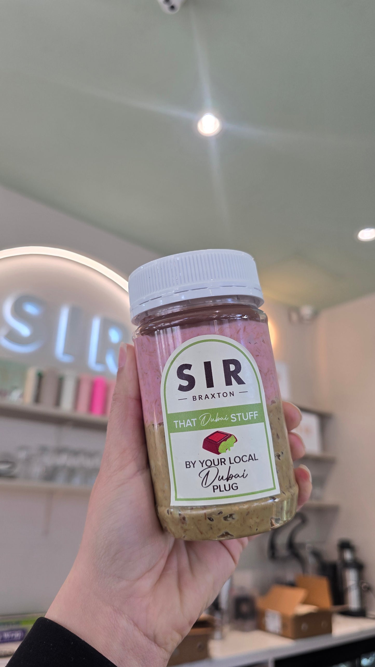 Strawberry Pistachio Dubai Jar